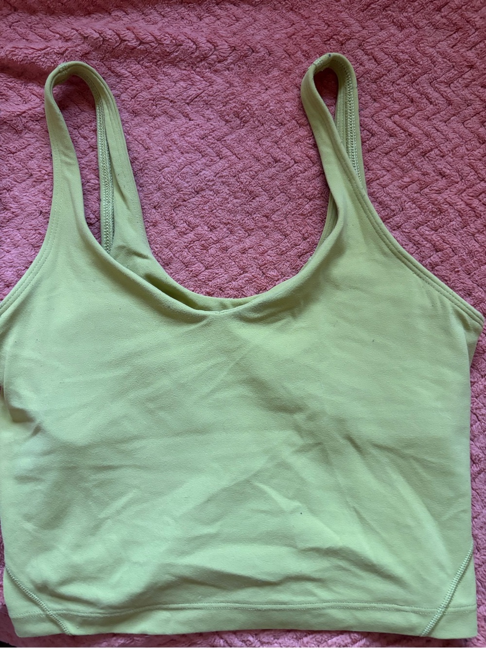 Lululemon Women's Light Green athletic Tank Top 4